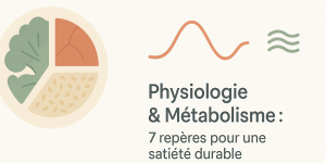 Bannière article “Physiologie & Métabolisme : 7 repères pour une satiété durable