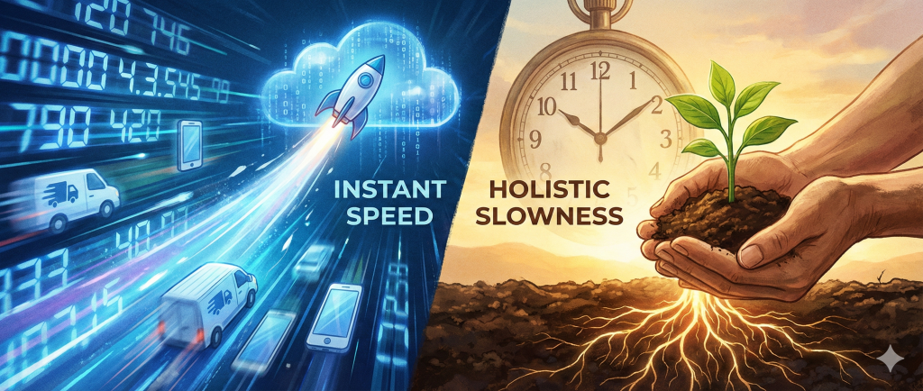 Pourquoi le culte du "tout de suite" sabote les thérapies holistiques (et comment y remédier).